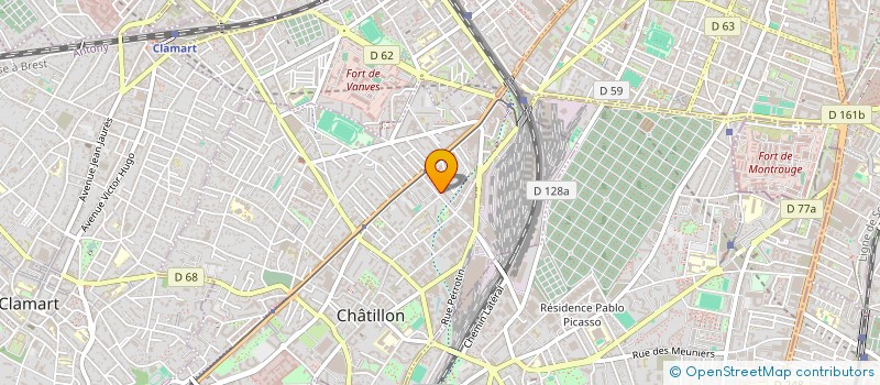 localisation de l'entreprise MONSIEUR KEVIN VOLCY  CHATILLON