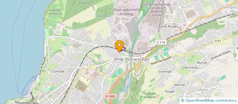localisation de l'entreprise MONSIEUR KEVIN WAILLIEZ à THONON-LES-BAINS