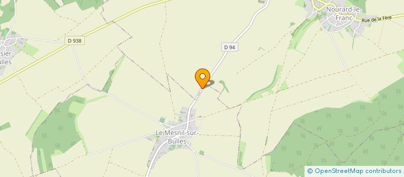 localisation de l'entreprise MONSIEUR KEVIN WALLON  LE MESNIL-SUR-BULLES