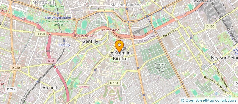 localisation de l'entreprise MONSIEUR KEVIN WANDEL  LE KREMLIN-BICETRE