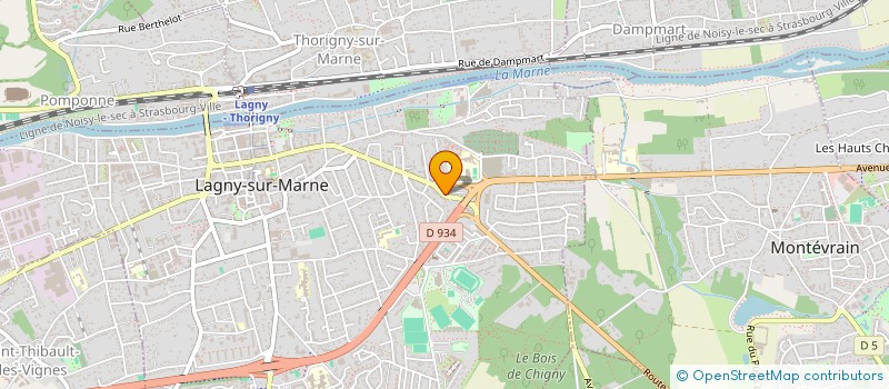 localisation de l'entreprise MONSIEUR KEVIN WEISS  LAGNY-SUR-MARNE