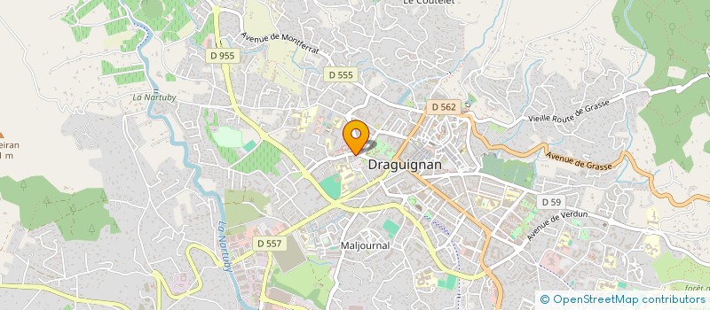 localisation de l'entreprise MONSIEUR KEVIN WEITEN  DRAGUIGNAN