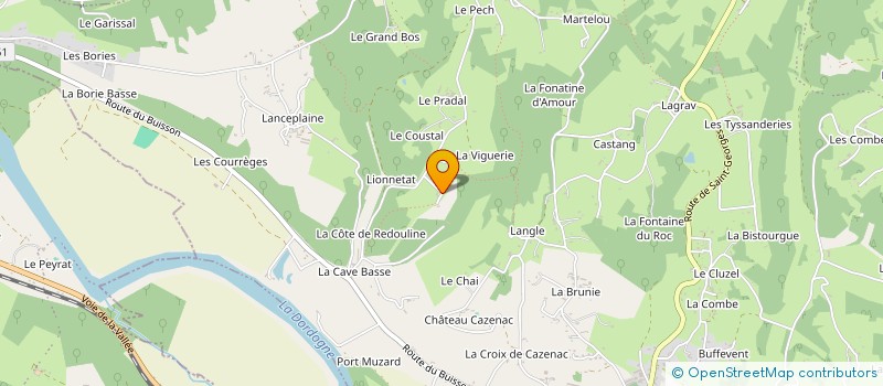 localisation de l'entreprise MONSIEUR KEVIN WHEELER  COUX ET BIGAROQUE-MOUZENS