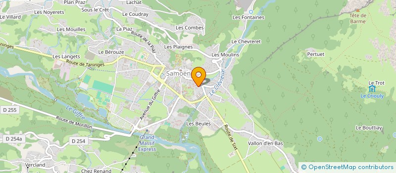 localisation de l'entreprise MONSIEUR KEVIN WILSON  SAMOENS