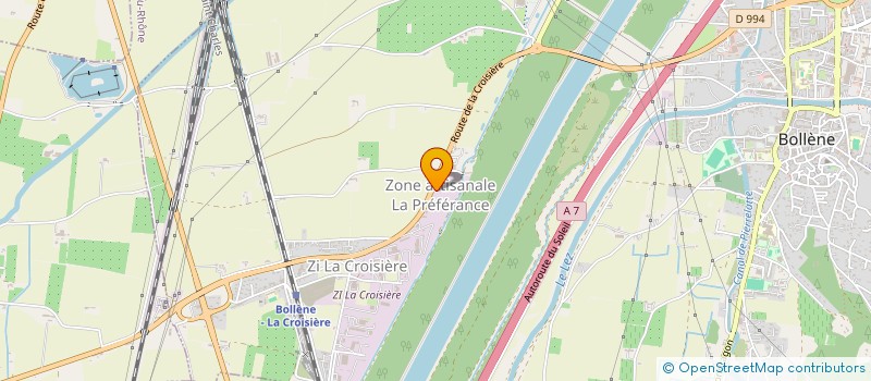 localisation de l'entreprise MONSIEUR KEVIN WINAUD-TUMBACH  BOLLENE