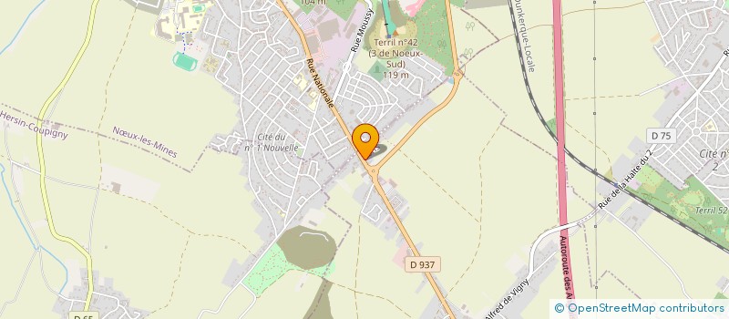 localisation de l'entreprise MONSIEUR KEVIN WODZYNSKI  SAINS-EN-GOHELLE