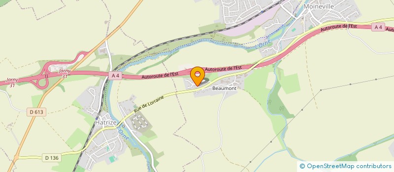 localisation de l'entreprise MONSIEUR KEVIN WYGODA  MOINEVILLE