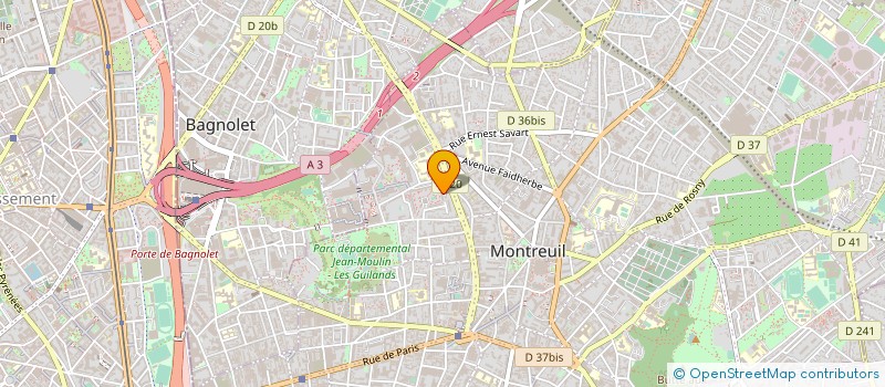 localisation de l'entreprise MONSIEUR KEVIN YABA OTTRO  PARIS