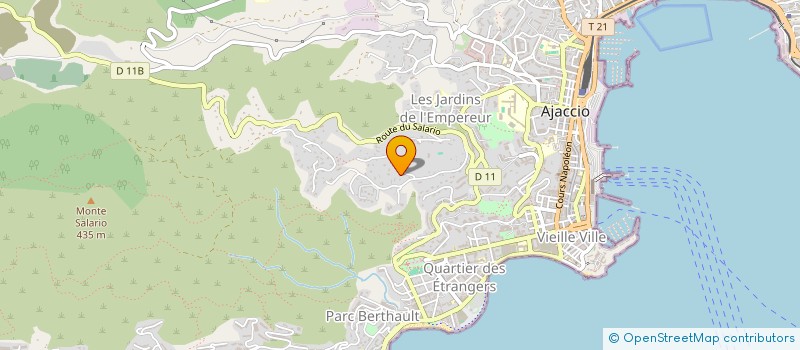 localisation de l'entreprise MONSIEUR KEVIN YAFRANI à AJACCIO