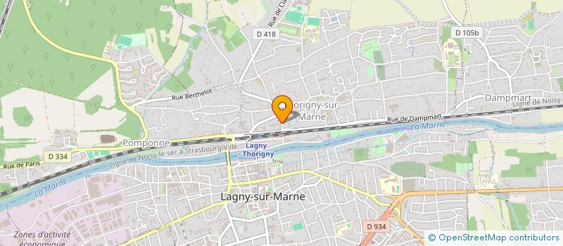 localisation de l'entreprise MONSIEUR KEVIN YAPI  THORIGNY-SUR-MARNE