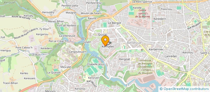 localisation de l'entreprise MONSIEUR KEVIN YEBRA à BREST