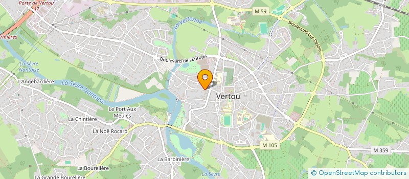 localisation de l'entreprise MONSIEUR KEVIN YVER  VERTOU