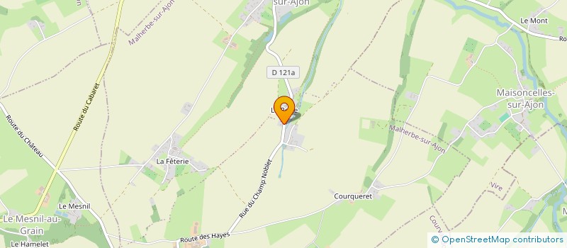 localisation de l'entreprise MONSIEUR KEVIN YVER  MALHERBE-SUR-AJON