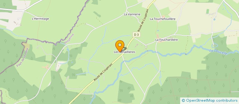 localisation de l'entreprise MONSIEUR KEVIN ZACHARY  LIGNIERES-ORGERES