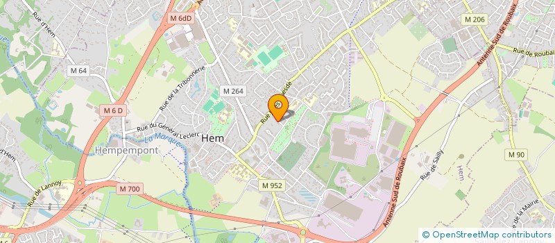 localisation de l'entreprise MONSIEUR KEVIN ZALEWSKI  HEM