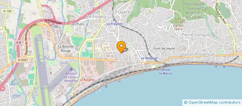 localisation de l'entreprise MONSIEUR KEVIN ZANELLI  CANNES