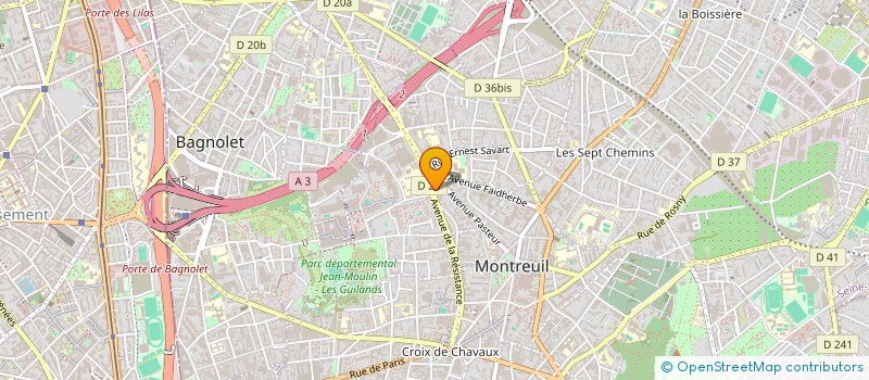localisation de l'entreprise MONSIEUR KEVIN ZANNI à MONTREUIL