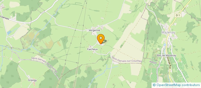 localisation de l'entreprise MONSIEUR KEVIN ZENNER  SAINT-GERVAIS-SUR-COUCHES