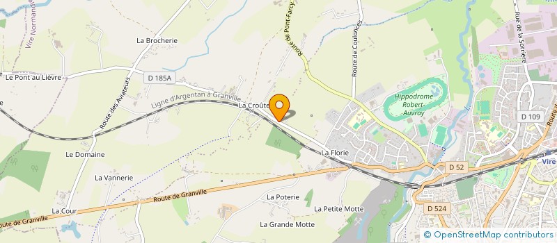 localisation de l'entreprise MONSIEUR KEVIN ZIEGLER  VIRE-NORMANDIE