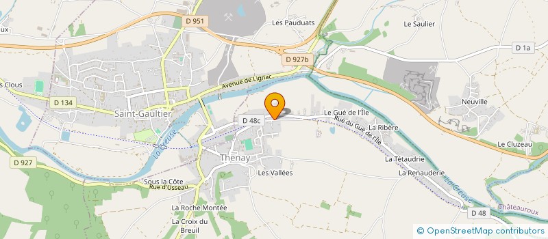 localisation de l'entreprise MONSIEUR KEVIN ZUBAL à THENAY