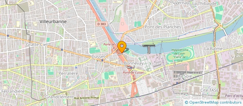 localisation de l'entreprise MONSIEUR KEVINE TOUSSAINT  VILLEURBANNE