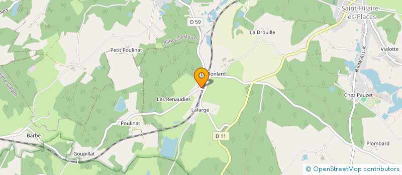 localisation de l'entreprise MONSIEUR KEVING LE MEN  SAINT-HILAIRE-LES-PLACES