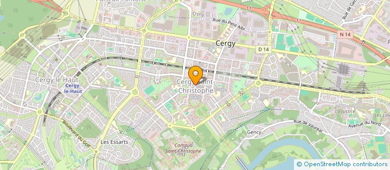 localisation de l'entreprise MONSIEUR KEVINH MAKAYA MATEVE  PONTOISE