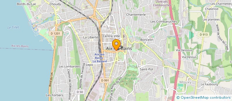 localisation de l'entreprise MONSIEUR KEVORK VARTANIAN à AIX-LES-BAINS