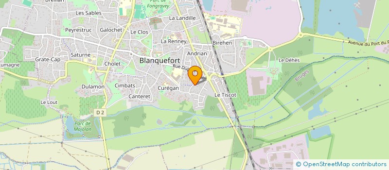 localisation de l'entreprise MONSIEUR KEVY PIERRE-LOUIS  BLANQUEFORT