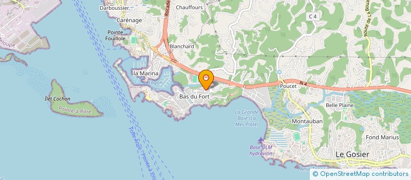 localisation de l'entreprise MONSIEUR KEVY REGELAN  LE GOSIER