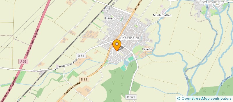 localisation de l'entreprise MONSIEUR KEVYN FOURMENT  EBERSHEIM