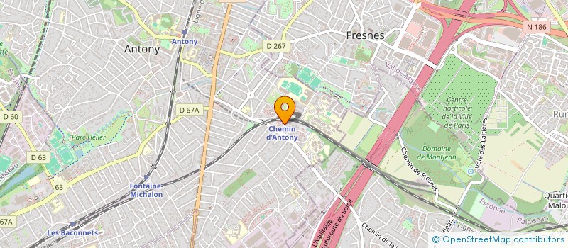 localisation de l'entreprise MONSIEUR KEVYN GUILLERM à ANTONY