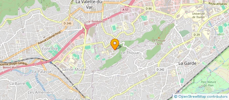 localisation de l'entreprise MONSIEUR KEVYN LEMAITRE à LA VALETTE-DU-VAR