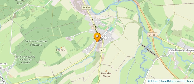 localisation de l'entreprise MONSIEUR KEVYN PALMIER  HYMONT