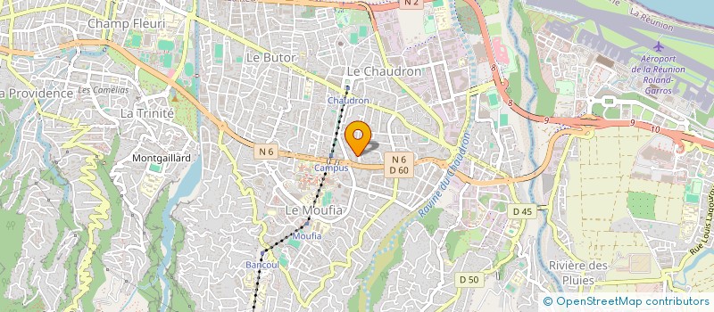 localisation de l'entreprise MONSIEUR KEYLAN HOARAU  SAINT-DENIS