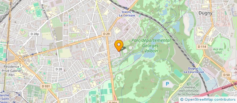 localisation de l'entreprise MONSIEUR KEYLIAN AITOUT à STAINS