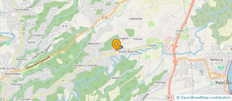 localisation de l'entreprise MONSIEUR KEYLIAN PINEAU à PETIT-BOURG
