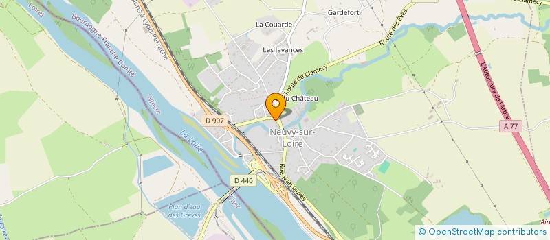 localisation de l'entreprise MONSIEUR KEYNE DUPONT à NEUVY-SUR-LOIRE