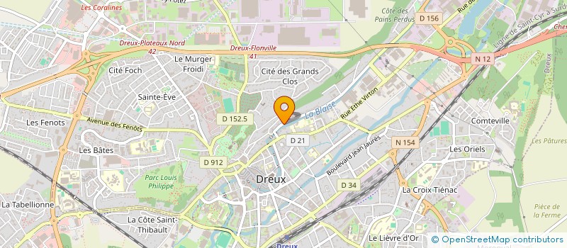 localisation de l'entreprise MONSIEUR KEYNES BOUYILA à DREUX