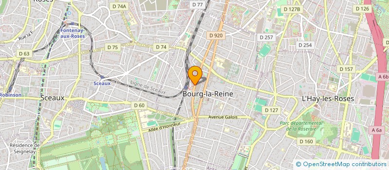 localisation de l'entreprise MONSIEUR KEYSAH MEKOULOU EVINA à BOURG-LA-REINE