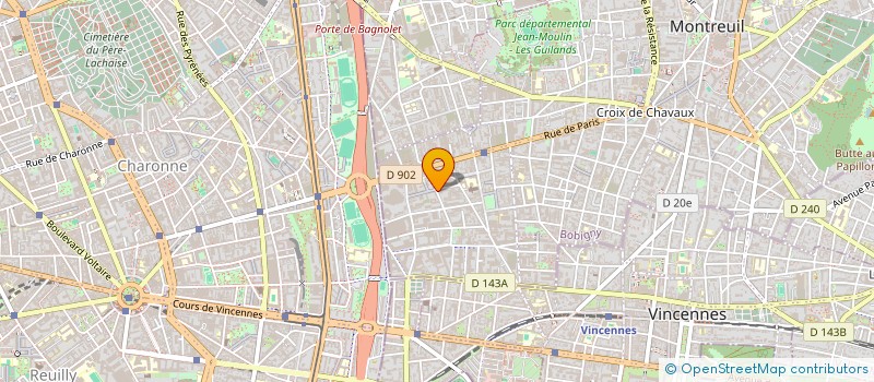 localisation de l'entreprise MONSIEUR KEYVAN GARCES à MONTREUIL