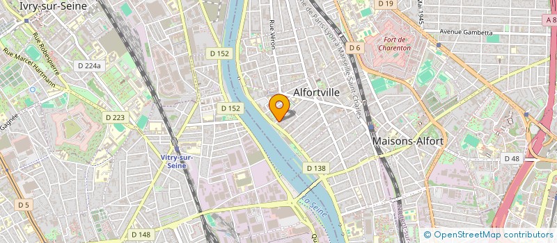 localisation de l'entreprise MONSIEUR KEYVAN HODJEIDJI  ALFORTVILLE