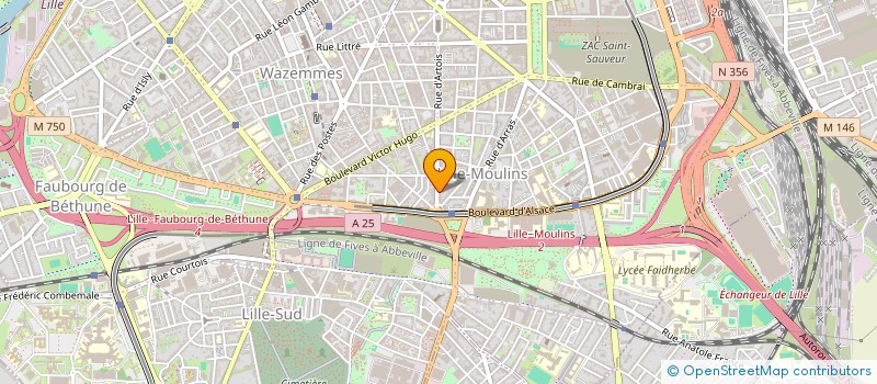 localisation de l'entreprise MONSIEUR KEYVAN JAFARI MANJILI à LILLE