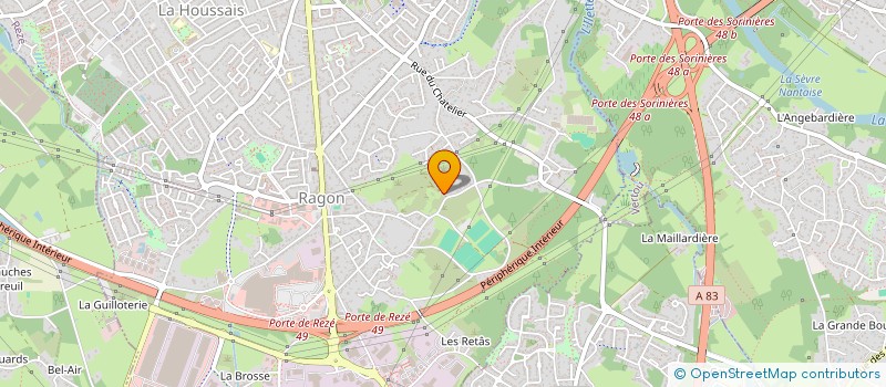 localisation de l'entreprise MONSIEUR KEZON HOGNON  REZE