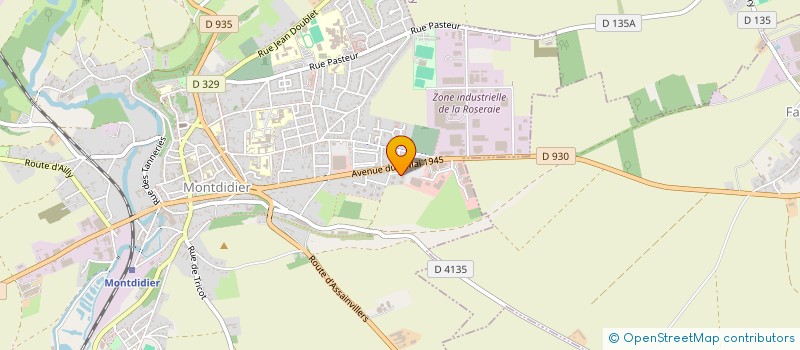 localisation de l'entreprise MONSIEUR KHA HUYNH KINH  MONTDIDIER