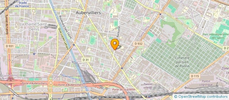 localisation de l'entreprise MONSIEUR KHAC NGUYEN  AUBERVILLIERS