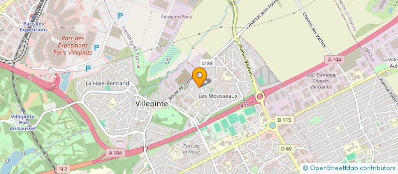 localisation de l'entreprise MONSIEUR KHAC TRAN  TAVERNY