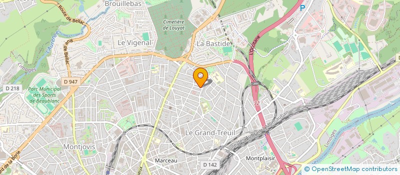 localisation de l'entreprise MONSIEUR KHACHIK MATEVOSYAN à LIMOGES