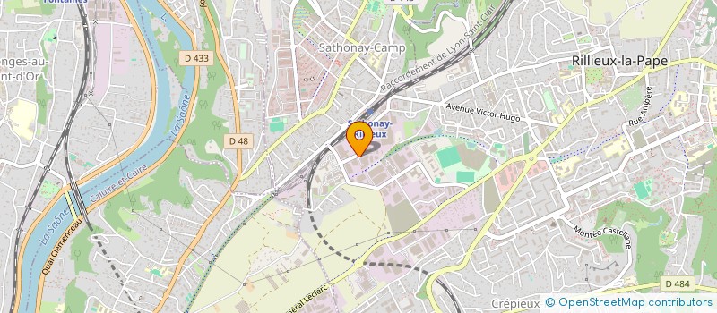 localisation de l'entreprise MONSIEUR KHADAFI BARKAT à LYON