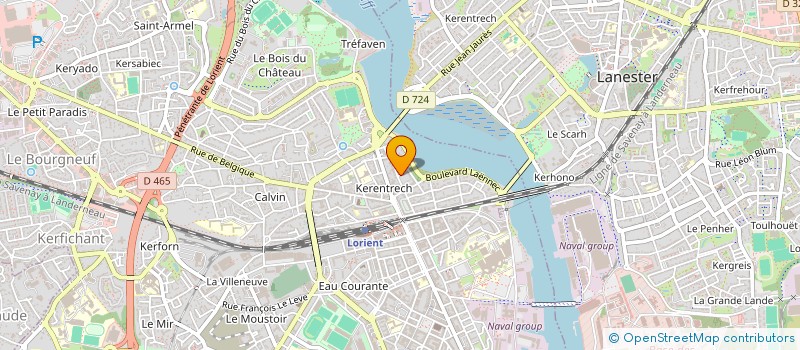 localisation de l'entreprise MONSIEUR KHADIM DIOUF  LORIENT